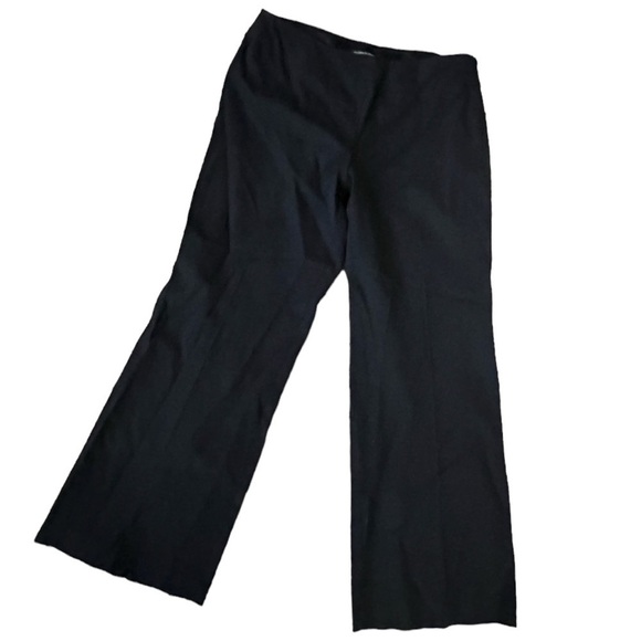 𝅺EILEEN Fisher black slacks pants womens size M - Picture 1 of 7